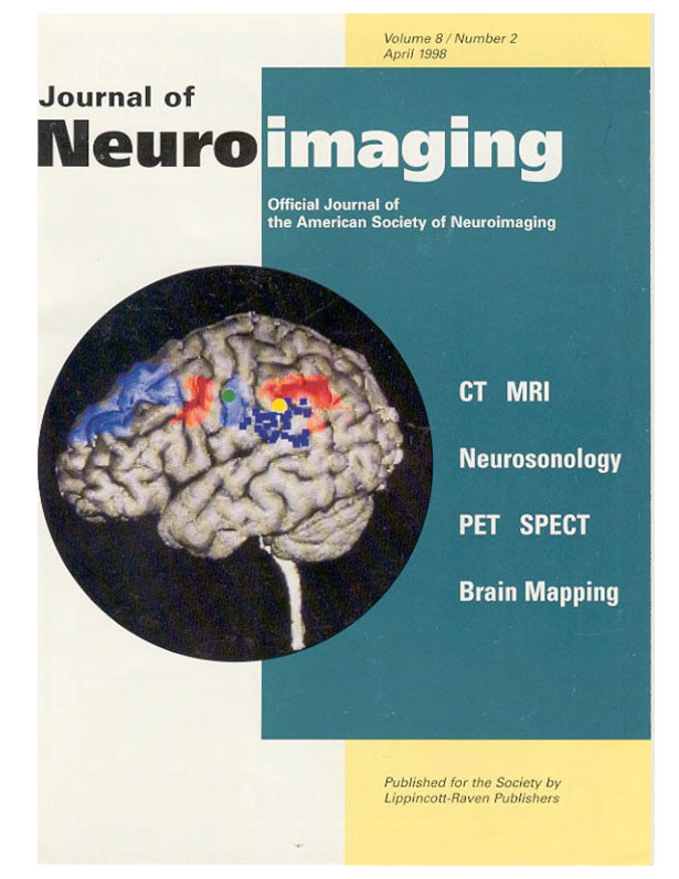 Journal of Neuroimaging Cover
