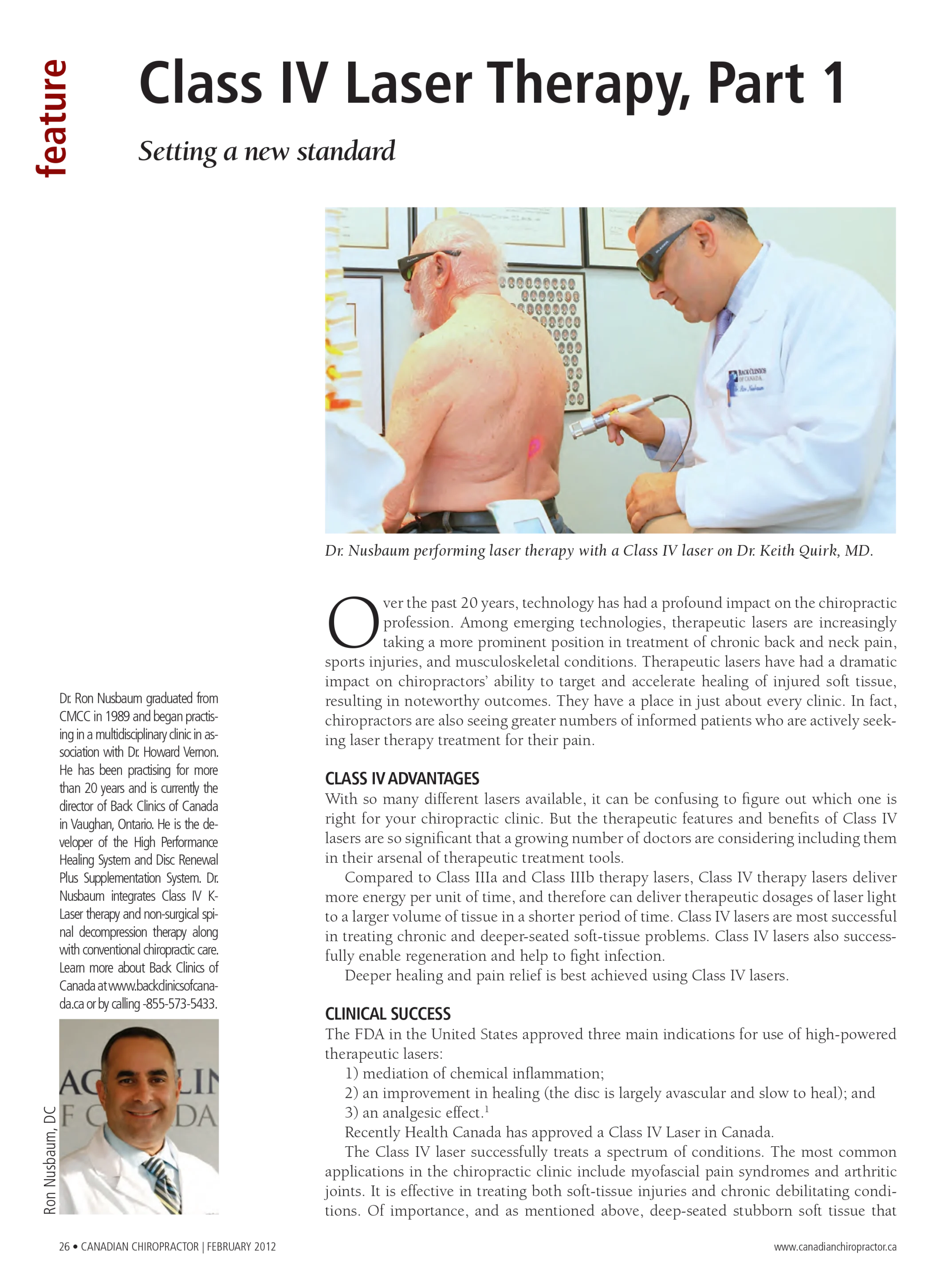 Class IV Laser Therapy Part 1
