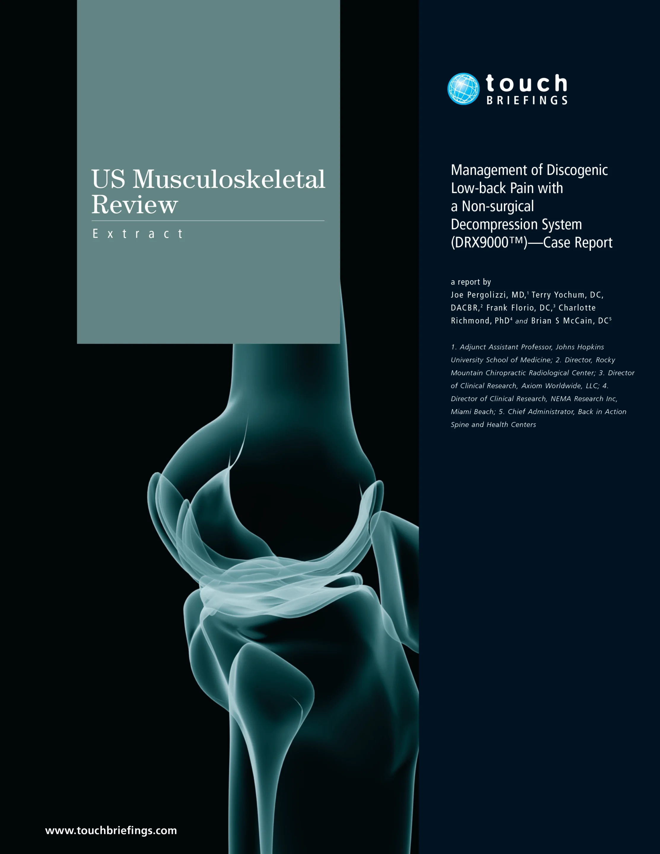US Musculoskeletal Review